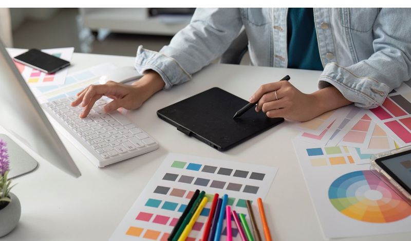 What is test case design A person at a desk planning and designing, representing the test case design process